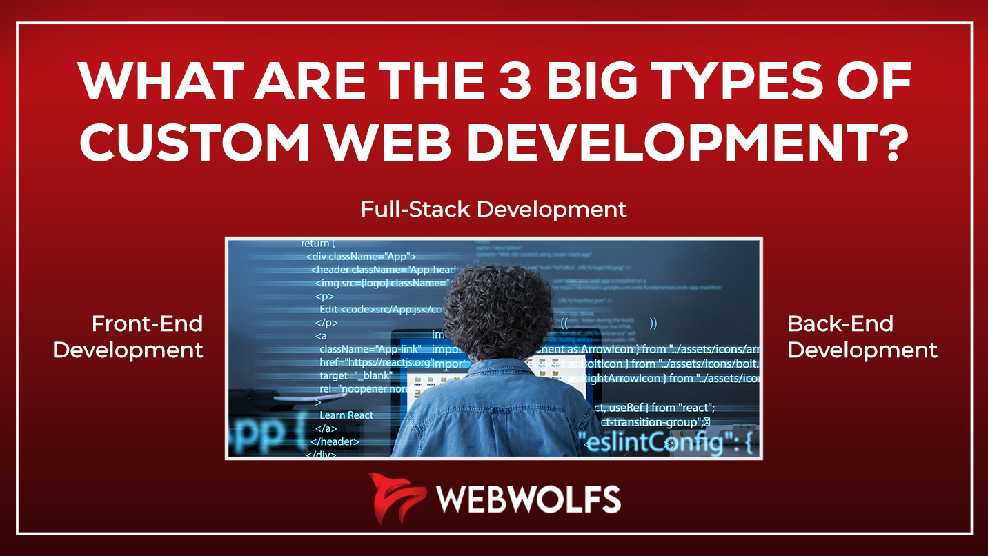 What Are The 3 Big Types Of Custom Web Development?