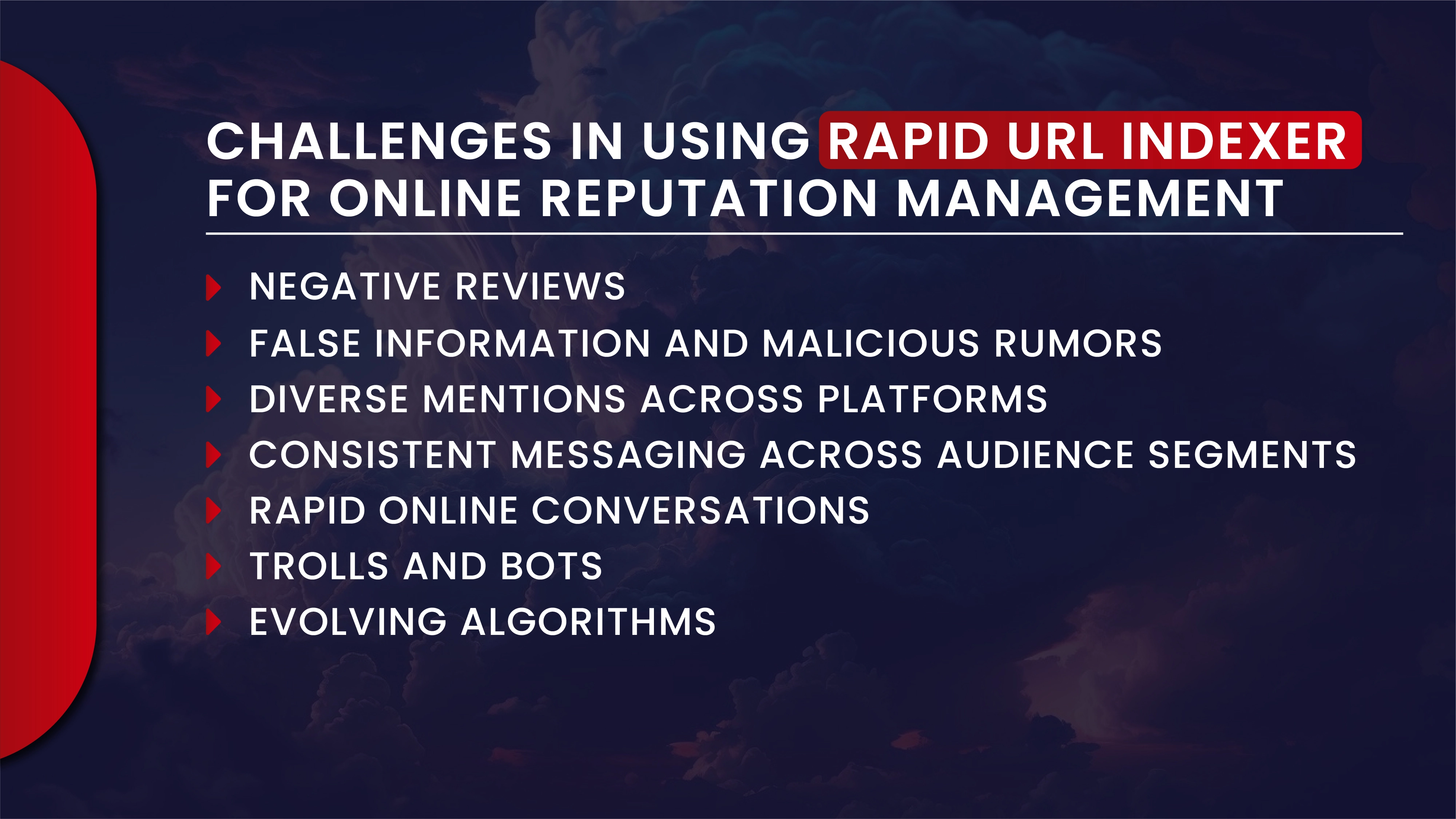 Challenges in Using Rapid URL Indexer for Online Reputation Management